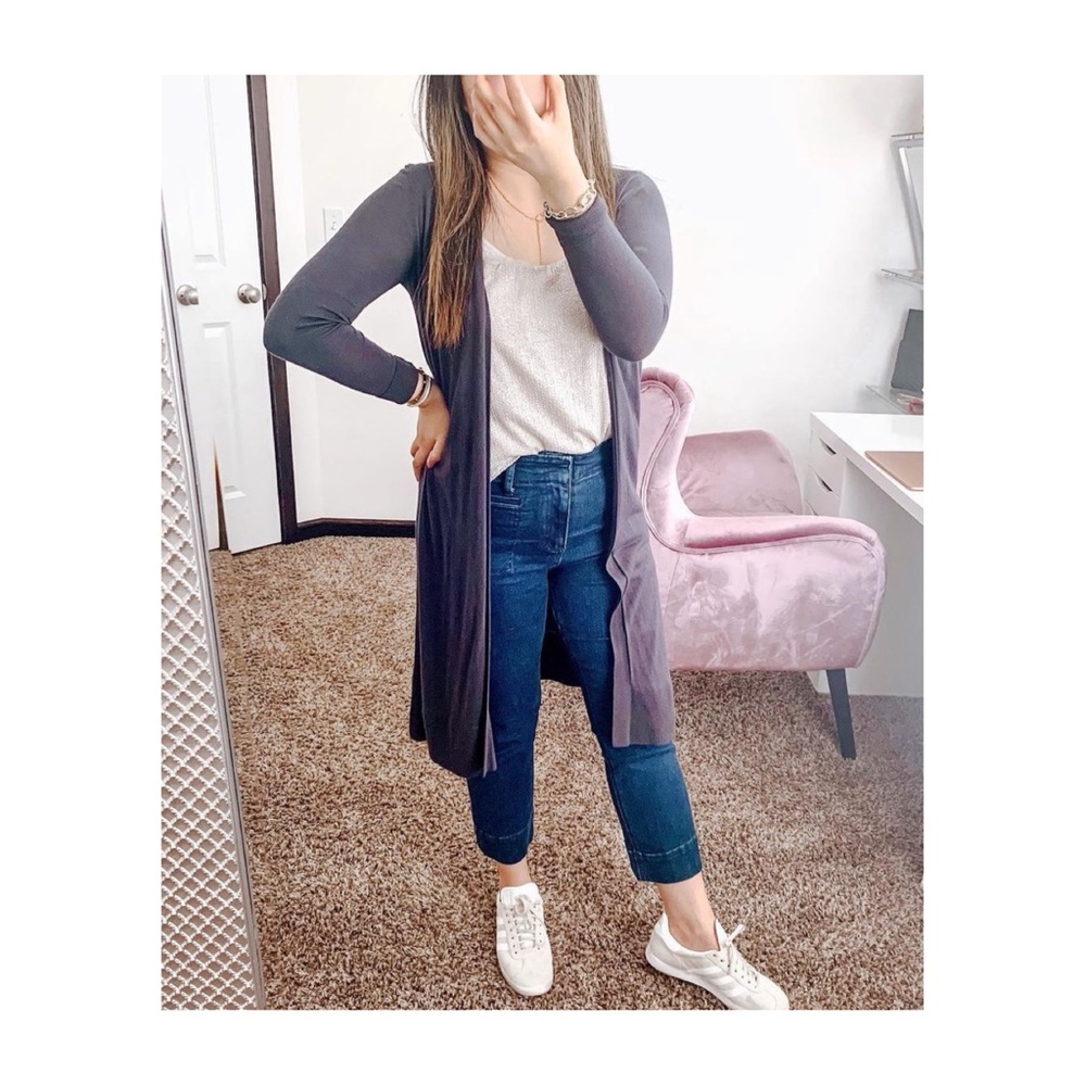 High waist straight jeans